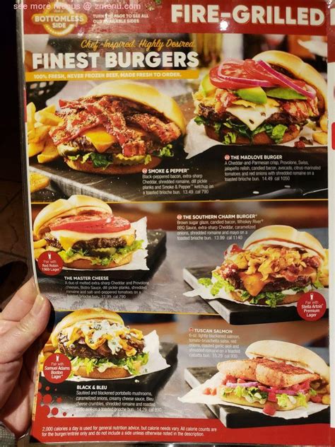 red robin gourmet burgers menu prices